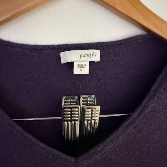 J Jill Cotton and Cashmere Flare Tunic - Picture 3 of 5